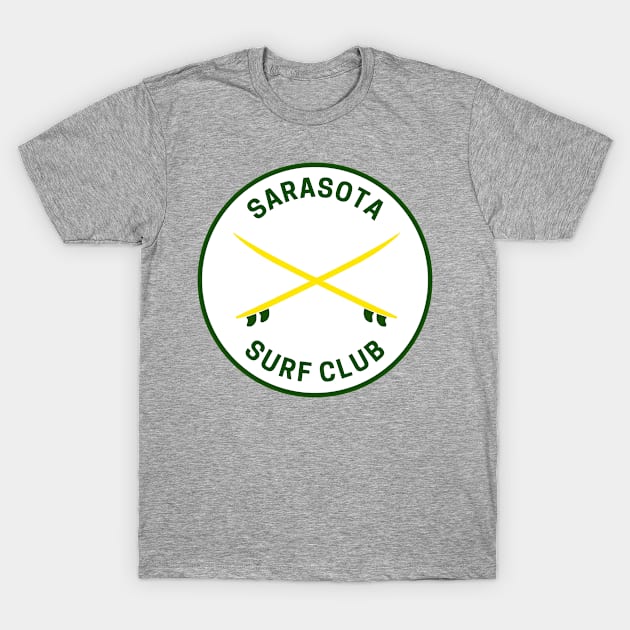 Vintage Sarasota Florida Surf Club T-Shirt by fearcity